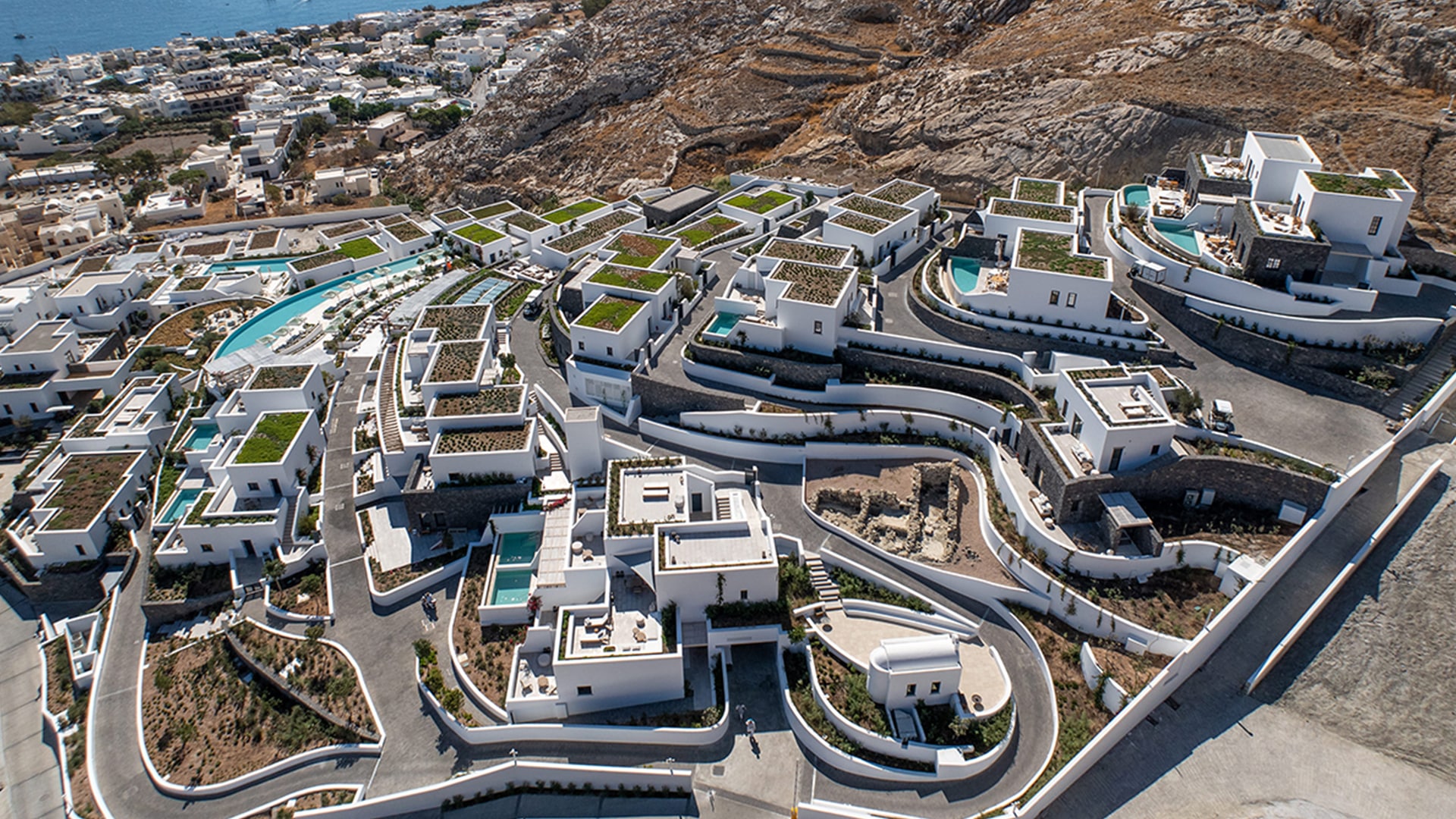 Sandblu santorini gallery l 0000 sandblu santorini gallery 0012 Aerial Sea View Sandblu Resort