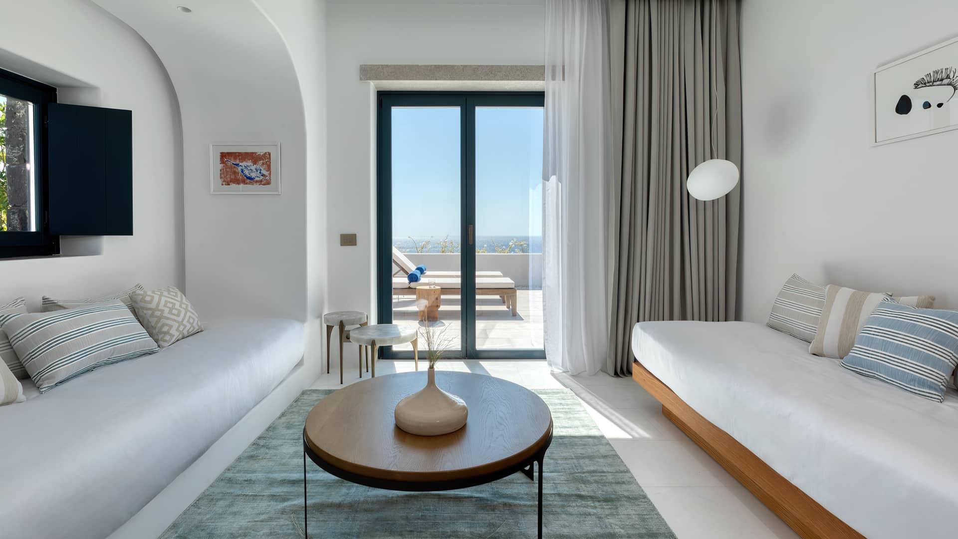 Sandblu suites gallery l 0005 Premium Sea View Suite with Pool Living Room
