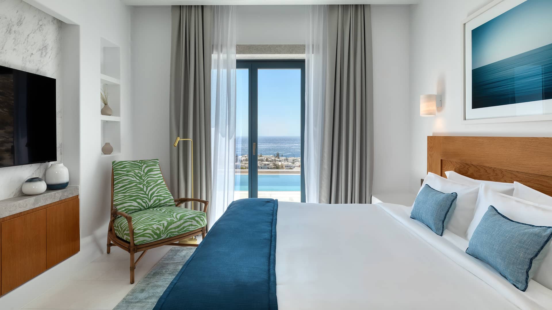 Sandblu suites gallery l 0007 Premium Sea View Suite with Pool Bedroom